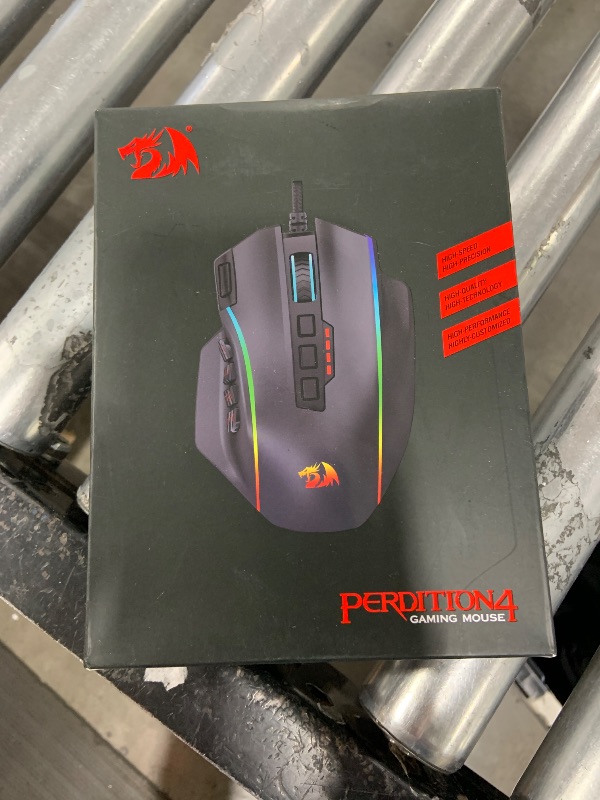 Photo 1 of Redragon Gaming Mouse, MMO Gaming Mouse UP 16,000 DPI, 16 Macro Programmable Buttons, RGB Gaming Mouse with 12 Side Buttons, 8 * 2.4g Weight Tuning for PC Laptop MOBA FPS, M901K, Black