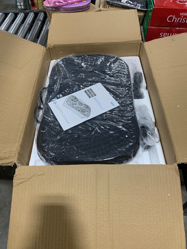 Photo 1 of AXV Vibration Plate Fitness Platform Exercise Machine Vibrating Lymphatic Drainage Shaking Full Body Shaker Workout Vibrate Stand Shake Board Sport Gym for Weight Loss Fat Burner for Women Men