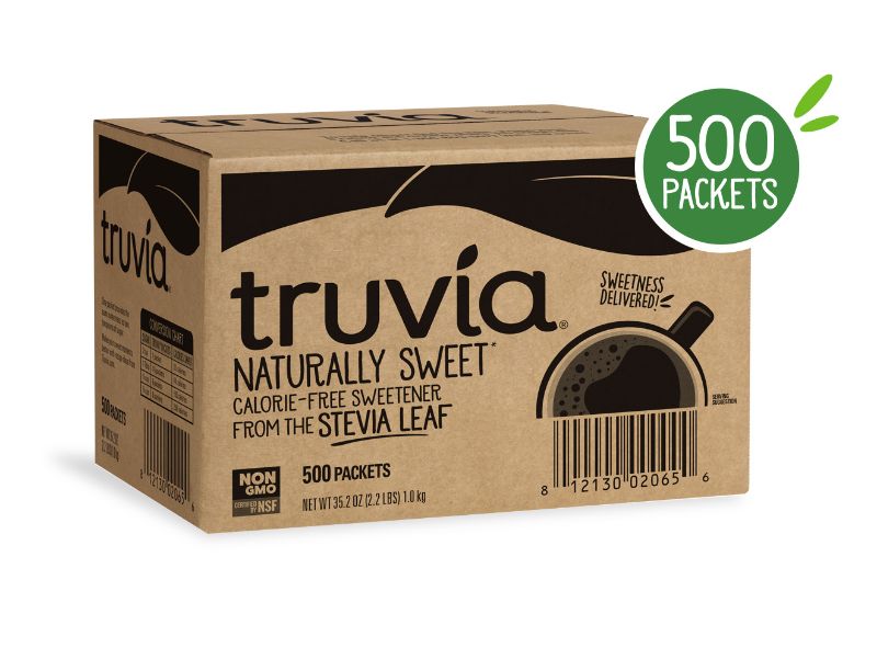 Photo 1 of Truvia Original Calorie-Free Sweetener from the Stevia Leaf Packets 500 Count (35.25 Oz Box)
