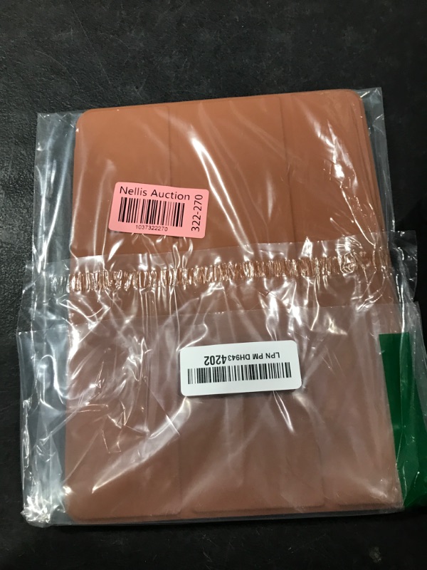 Photo 2 of iMieet iPad 9.7 Case (2018/2017 Model, 6th/5th Generation), Smart Cover with Pencil Holder and Soft Baby Skin Silicone Back and Full Body Protection, Auto Wake/Sleep Cover (Brown)