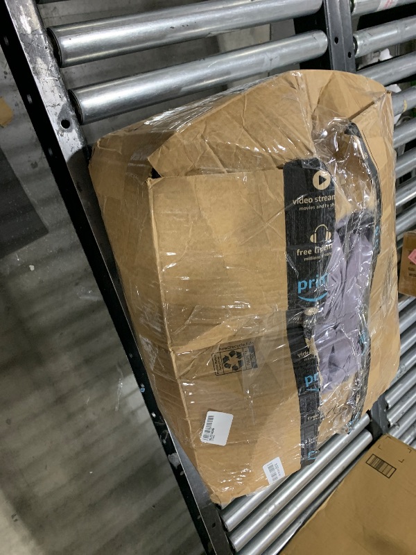 Photo 1 of Bedsure King Size Comforter Set Grayish Purple - Bed in a Bag King Size 7 Pieces, GentleSoft™ Pintuck Bed Set Gift for Family, Pinch Pleat Grayish Purple Comforter with Sheets, Pillowcases & Shams