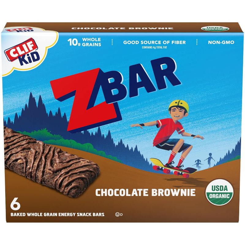 Photo 1 of Zbar - Chocolate Brownie - Soft Baked Snack Bars - Non-GMO - 10g Whole Grains - USDA Organic Granola Bars (6 Pack) - BBD 12 MAR 2025
