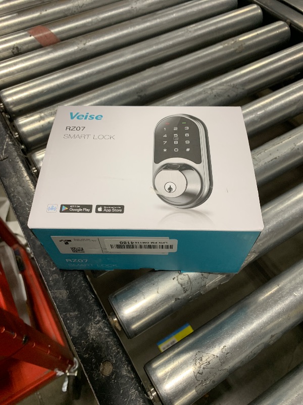 Photo 1 of Veise Smart Lock, Fingerprint Door Lock, 7-in-1 Keyless Entry Door Lock with App Control, Electronic Touchscreen Keypad, Smart Deadbolt, Biometric Smart Locks for Front Door, Satin Nickel