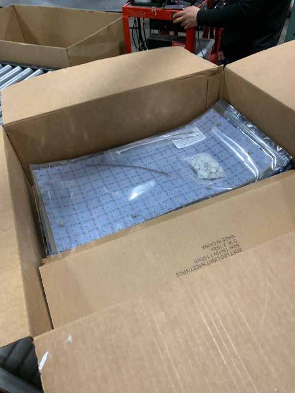 Photo 1 of Minxue 4PCS Soft LED Backlight Sheet 36W 6000Kwhite Color Backlit Flexible cuttable Each pcs 19X9.5 inch for Translucent countertop