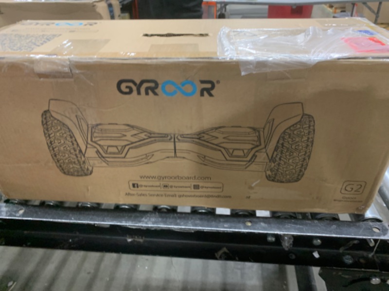 Photo 2 of Gyroor Warrior 8.5 inch All Terrain Off Road Hoverboard with Bluetooth Speakers and LED Lights, UL2272 Certified Self Balancing Scooter