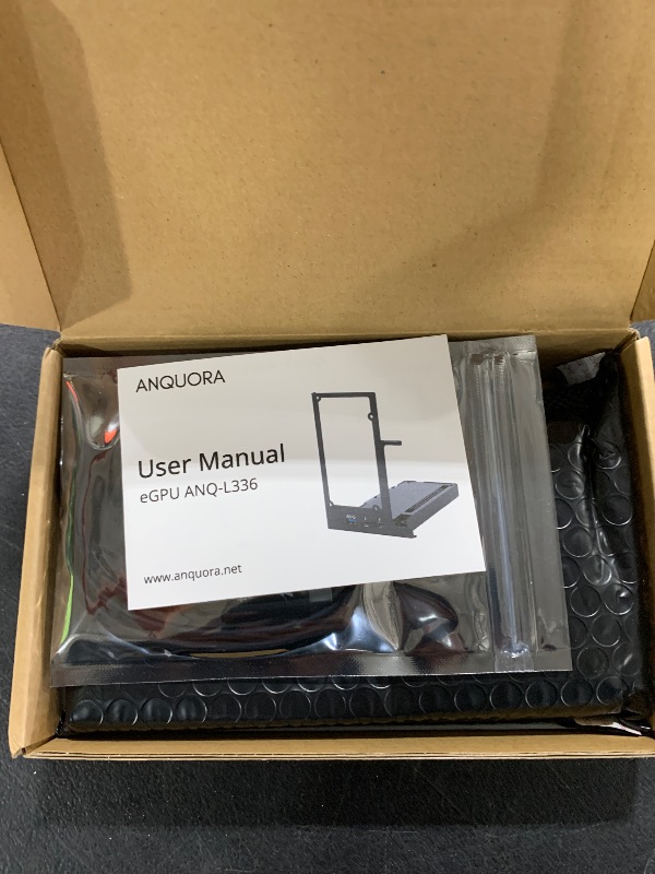 Photo 1 of ANQUORA ANQ-L336 Mini eGPU Enclosure 40Gbps Thunderbolt3/4 USB4 for Laptop Compatible with Win/Linux/MacOS, PCIe External GPU Dock with PD 85W, Support NVIDIA/AMD, Daisy Chain, DC/ATX/SFX/Flex