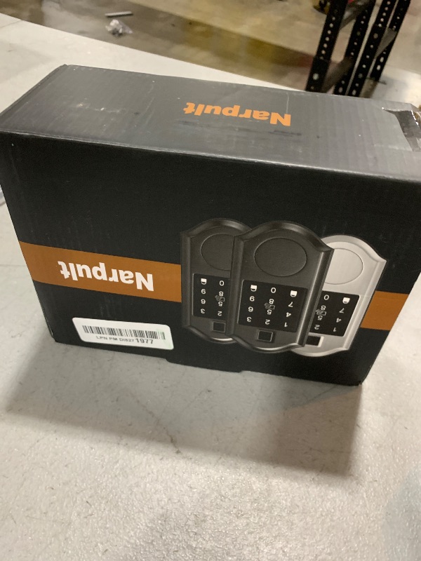 Photo 1 of Narpult Smart Lock, Electronic Deadbolt, Keyless Entry Door Lock, Fingerprint Keypad Locks for Home/Apartment Front Door (Oil Rubbed Bronze)