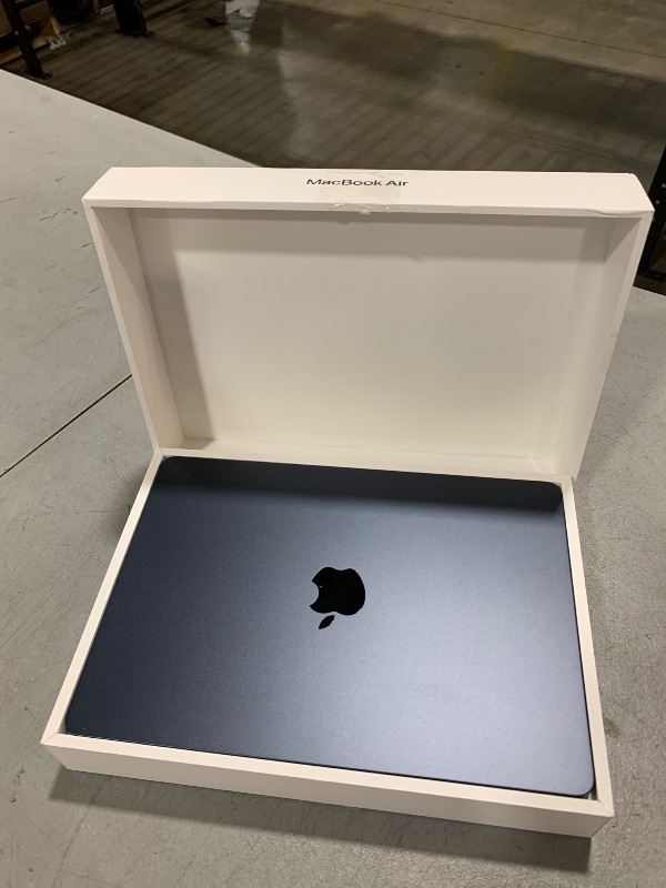 Photo 2 of Apple 2022 MacBook Air Laptop with M2 chip: Built for Apple Intelligence, 13.6-inch Liquid Retina Display, 16GB RAM, 256GB SSD Storage, Backlit Keyboard, 1080p FaceTime HD Camera; Midnight