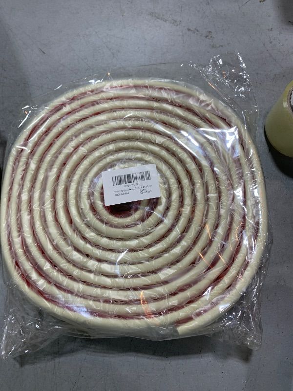 Photo 1 of Coengwui Peel and Stick Hardened Baseboard Trim, Flexible Chair Rail Molding, Caulk and Trim Strips for Floor Wall Base Cove, 16.4ft x 3.9in