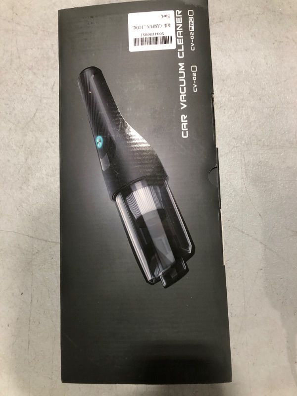 Photo 1 of CAMFUN Handheld Car Vacuum Cordless, Upgrade Version Air Inflator 3 in 1 Multifunctional, 7000 Pa Rechargeable Strong Suction Vacuum Pump, Model CV02, Black