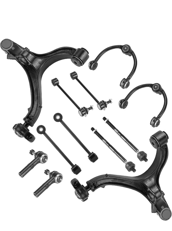 Photo 1 of Front Upper & Lower Control Arms Fit for Jeep Commander 2006-2010, Grand Cherokee (Excludes SRT8) 2005-2010, 12PCS Suspension Kits