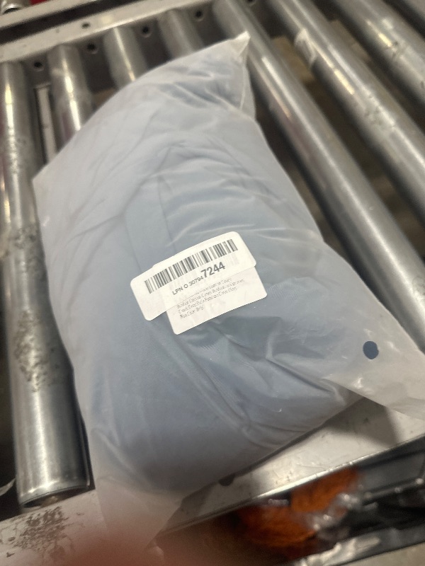 Photo 1 of 8Pcs Stretch Patio Cushion Covers Outdoor Cushion Covers,Outdoor Couch Cushion Covers Replacement,Outdoor Sofa Cushion Covers Patio Slipcovers Couch Cover,Patio Furniture Cover (Grey Blue,Cover Only)