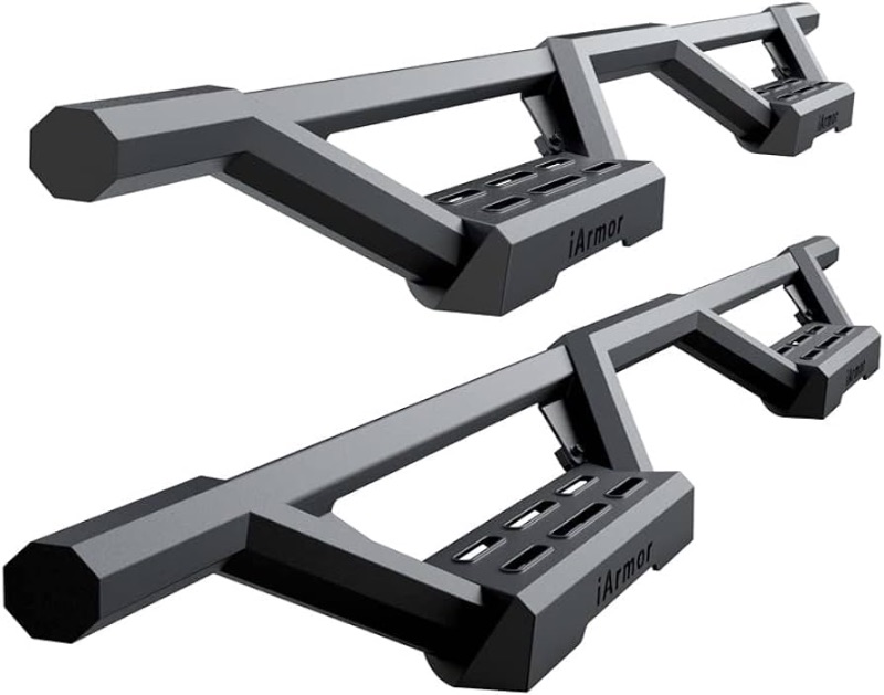 Photo 1 of APS Drop Steps Running Boards Compatible with Dodge Ram 2500 3500 2010-2024 Mega Cab Stainless Steel Side Bars