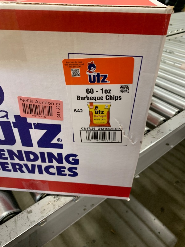 Photo 4 of Utz BBQ Chips (1 oz., 60 ct.) expires march 2025