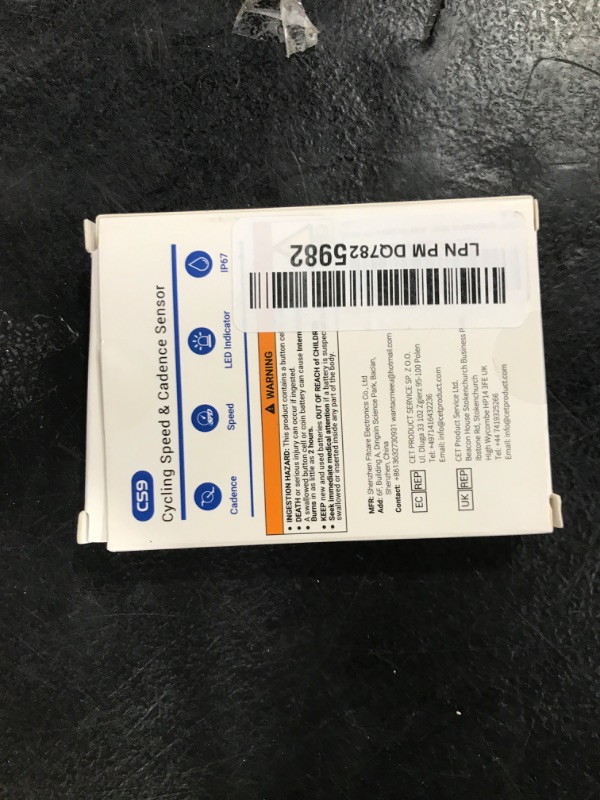 Photo 1 of MOOFIT Speed/Cadence Sensor,ANT+ Bluetooth Cycling Cadence Sensor,Wireless RPM Sensor for Bicycle or Spin Bike,IP67 Speed and Cadence Sensor Compatible with Wahoo,Openrider,Peloton