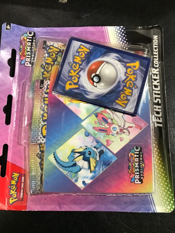 Photo 1 of Pokemon TCG Scarlet and Violet 8.5 Prismatic Evolutions Tech Sticker Collection (Random Promo)