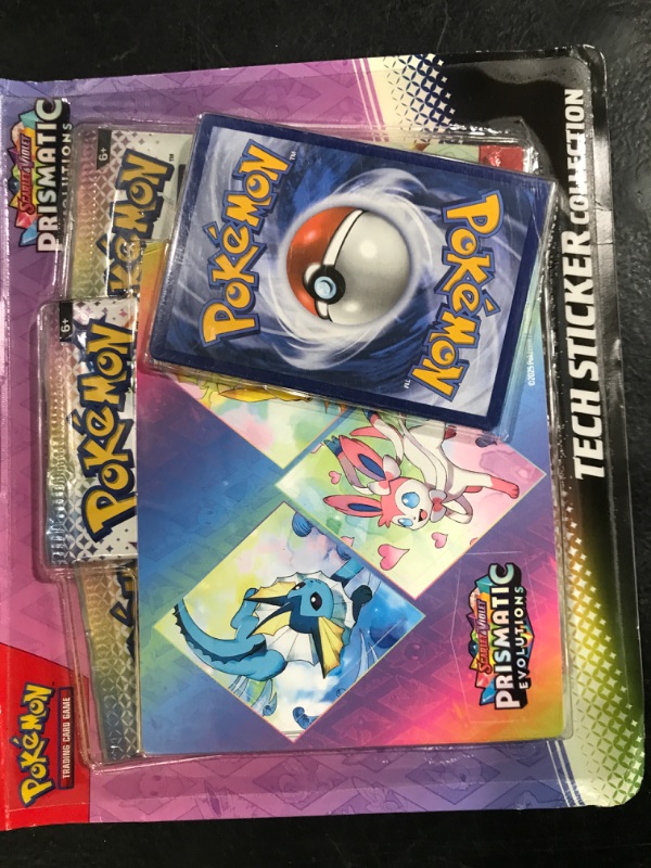 Photo 1 of Pokemon TCG Scarlet and Violet 8.5 Prismatic Evolutions Tech Sticker Collection (Random Promo)