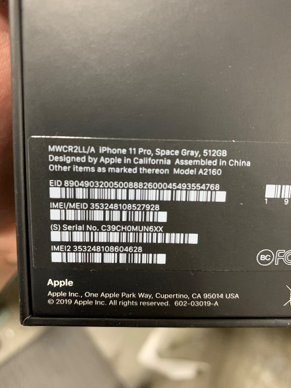 Photo 5 of Apple iPhone 11 Pro [512GB, Space Gray] + Carrier Subscription [Cricket Wireless]