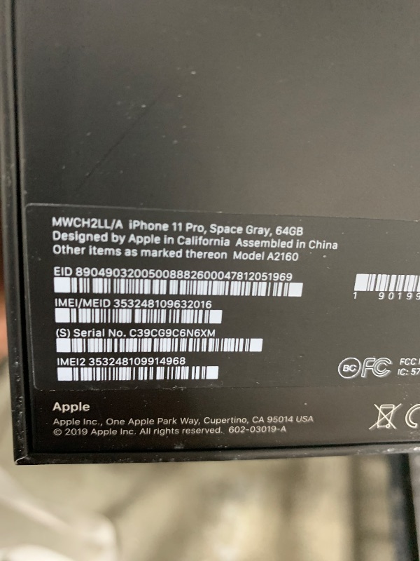 Photo 5 of Apple iPhone 11 Pro [64GB, Space Gray] + Carrier Subscription [Cricket Wireless]