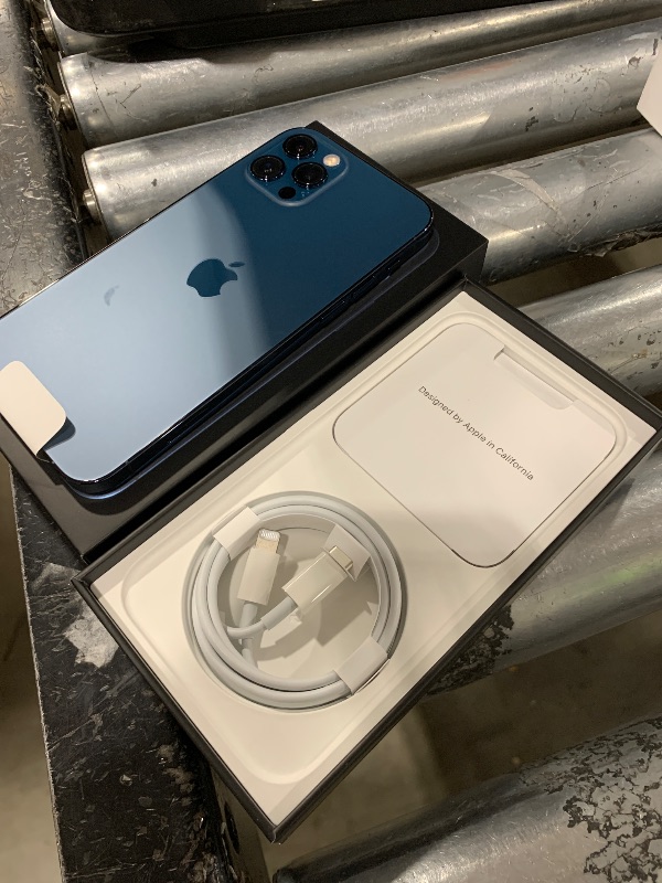 Photo 3 of Apple iPhone 12 Pro (512GB, Pacific Blue) [Locked] + Carrier Subscription