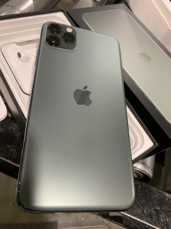 Photo 4 of Apple iPhone 11 Pro Max [256GB, Midnight Green] + Carrier Subscription [Cricket Wireless]