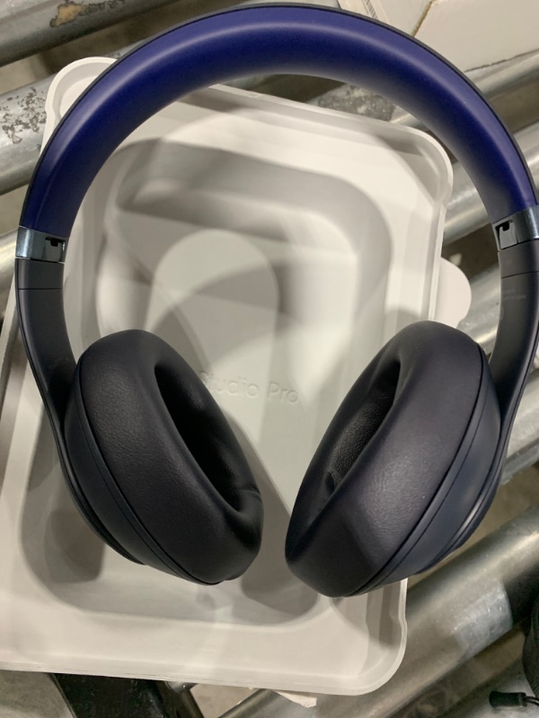 Photo 4 of Beats Studio Pro - Wireless Bluetooth Noise Cancelling Headphones - Personalized Spatial Audio, USB-C Lossless Audio, Apple & Android Compatibility, Up to 40 Hours Battery Life - Navy