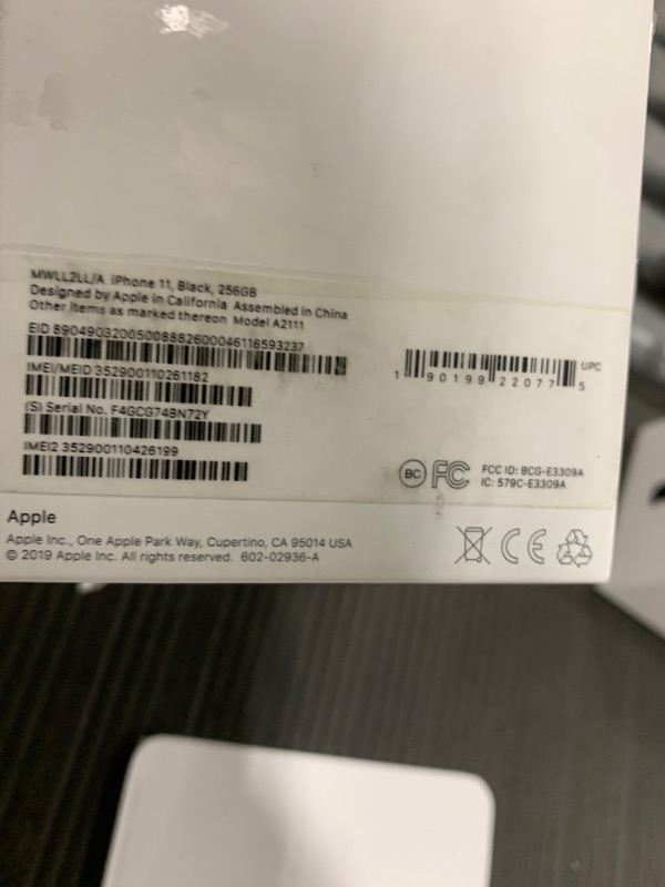 Photo 5 of Apple iPhone 11 [256GB, Black] + Carrier Subscription [Cricket Wireless]