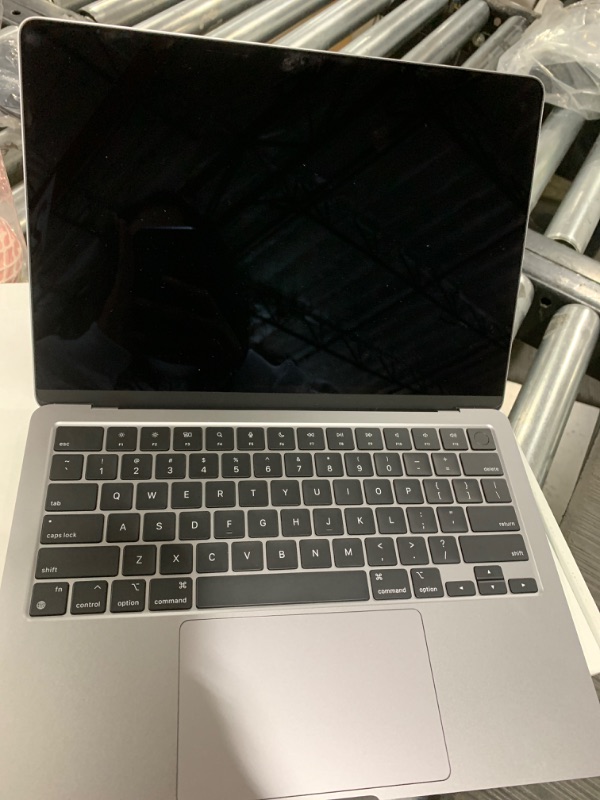 Photo 2 of Apple 2022 MacBook Air M2 Chip (13-inch, 8GB RAM, 256GB SSD Storage) (QWERTY English) Space Gray (Renewed Premium)