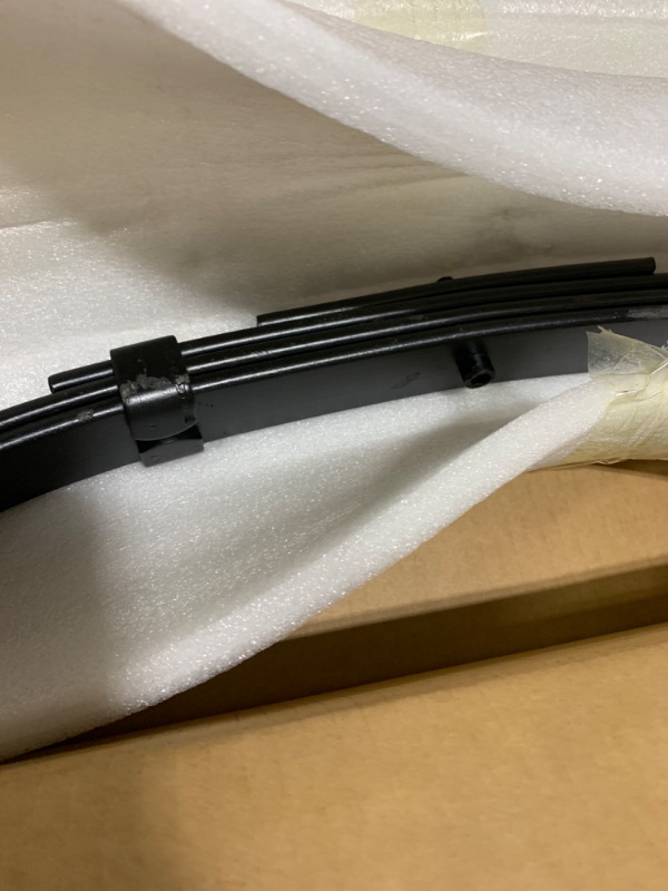 Photo 1 of AEagle 4 Leaf 1750lb Capacity Double Eye Spring for 3500lb Trailer Axle, 25-1/4" Length, 1.75" Width, 3" Free Open; Replaces for SW4B, 2 PCS