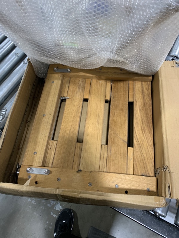 Photo 1 of Mojiate Telescoping 3-Step Swim Platform Ladder – Stainless Steel with 2 Handrails for Boats, Yachts & Docks