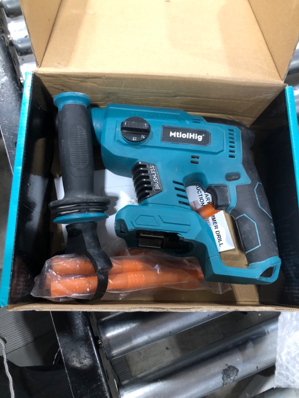 Photo 1 of 7/8" Rotary Hammer Drill for Makita 18V Battery: SDS-Plus Cordless Drill with Safety Clutch for Concrete Masonry, 2.5 Joules Power Drill, Including 4 Drill Bits