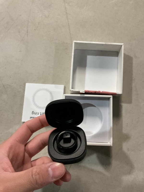 Photo 1 of 2024 New Smart Ring Health Tracker for Men Women - IP68 Waterproof Fitness Ring with Sleep Tracker/Heart Rate/Blood Oxygen/Steps/Distance/Calories, Air Gestures, Charging case Up to 7-Day, Black #8