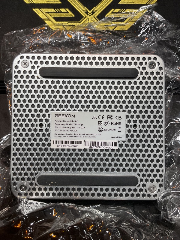 Photo 1 of GEEKOM XT1 Mega AI Mini PC,14th Gen Intel Core Ultra U5-125H Processor (14C/18T,up to 4.5 GHz)32GB DDR5 RAM 1TB PCIe Gen4 SSD Mini Desktop Computers, Windows 11Pro/WiFi7/BT5.4/Dual 2.5G LAN/USB4.0/8K