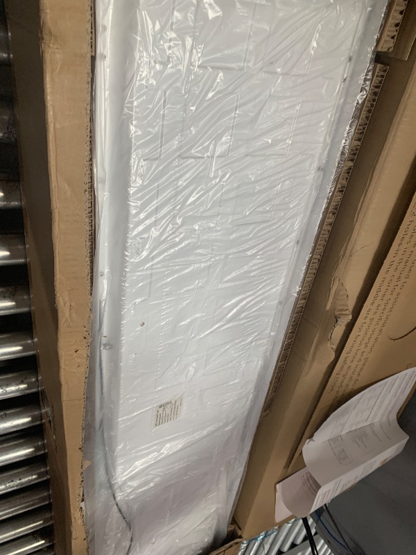 Photo 1 of AIKVSXER 1x4 LED Flat Panel Light Surface Mount LED Ceiling Light, 5500LM 50W TRIAC 10-100% Dimmable, 3000/4000/5000k Selectable 48 Inch LED Light Fixture 120V LED Light for Garage/Kitchen - 4PACK