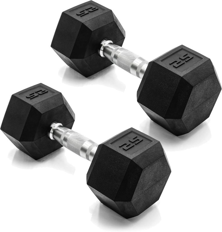 Photo 1 of 25lb dumbbell set