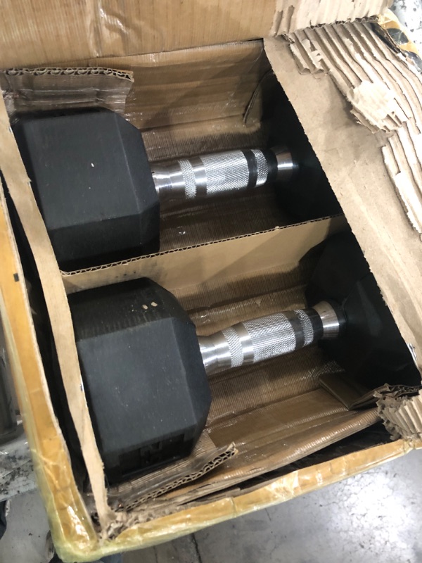 Photo 1 of 25lb dumbbell set