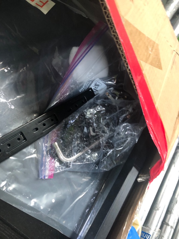 Photo 1 of PUNCIA Mini Fridge Stand with Storage Coffee Bar Cabinet with Power Outlet Beverage Wine Refrigerator Table Microwave Oven Stand Rack with Large Capacity Drawer and Basket for Home Office Dorm