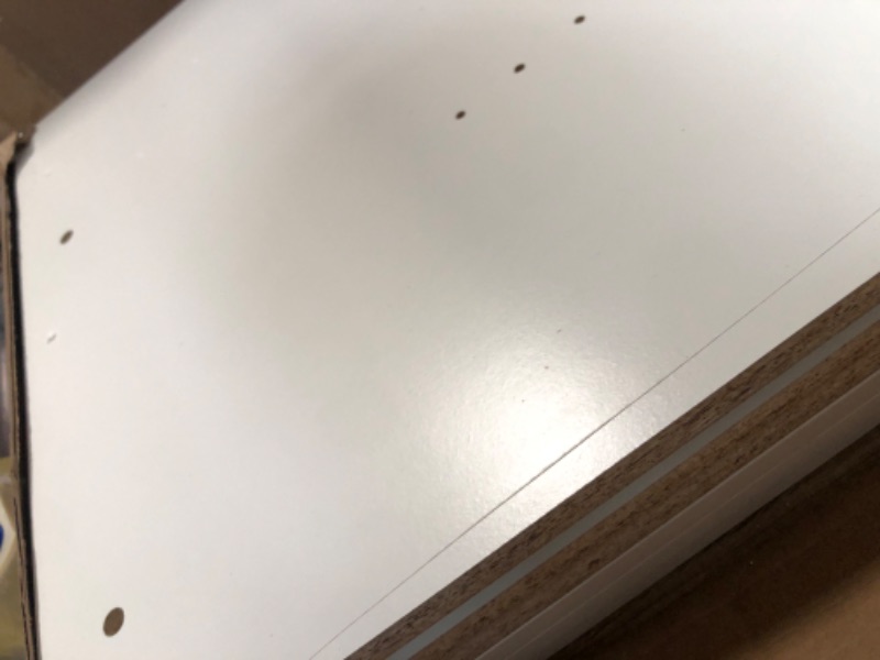 Photo 1 of box 1 of 2 incomplete set / scratched
Sauder Miscellaneous Storage Craft & Sewing Armoire, L: 35.11" x W: 21.81" x H: 61.58", Glacier White finish