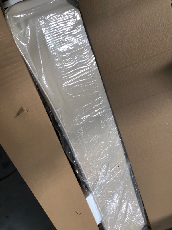 Photo 1 of ***PARTS ONLY***KEIKI Queen Size Luxury Upholstered Bed with Thick Headboard, Velvet Queen Bed with Oversized Padded Backrest, Beige
