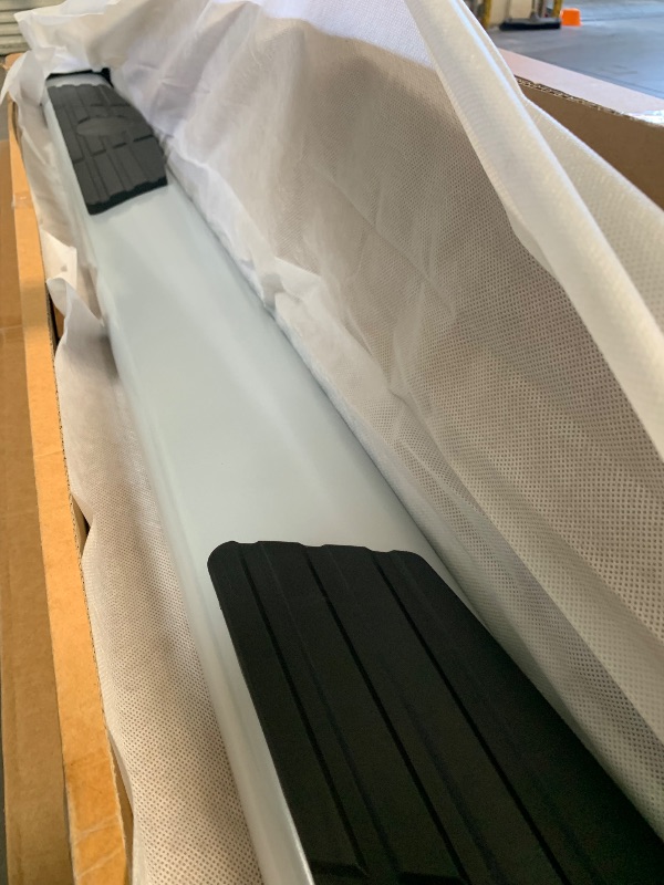 Photo 1 of ***PARTS ONLY***Genful Running Boards Fit for 2022 2023 Toyota Tundra Crewmax Cab Side Steps, 22-23 Toyota Tundra Nerf Bars with 8 Brackets(Chrome)