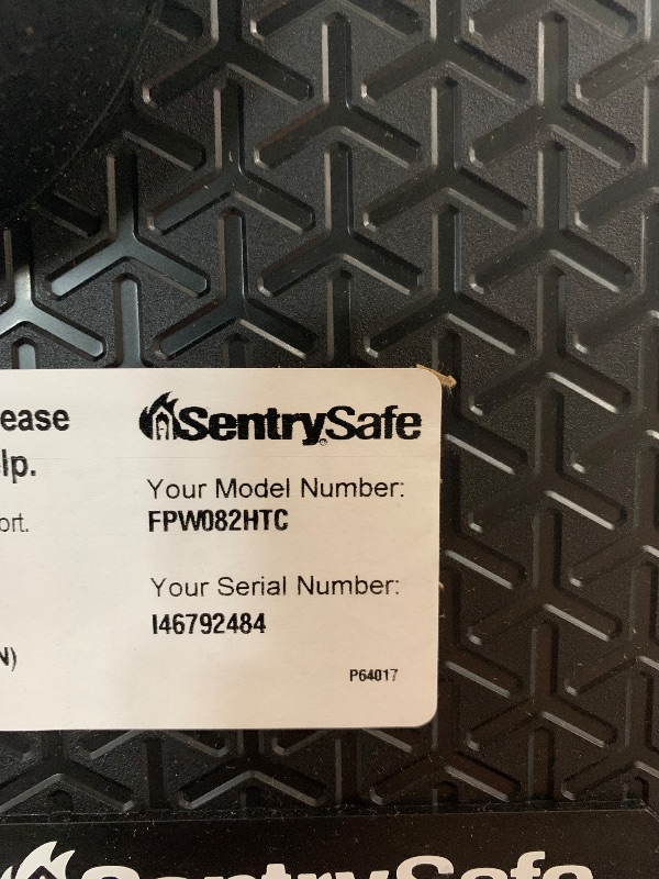 Photo 1 of SentrySafe Fireproof and Waterproof Large Safe with Backlit Digital Keypad and Override Key for Passports, Money, Jewelry, 0.81 Cubic Feet, FPW082HTC