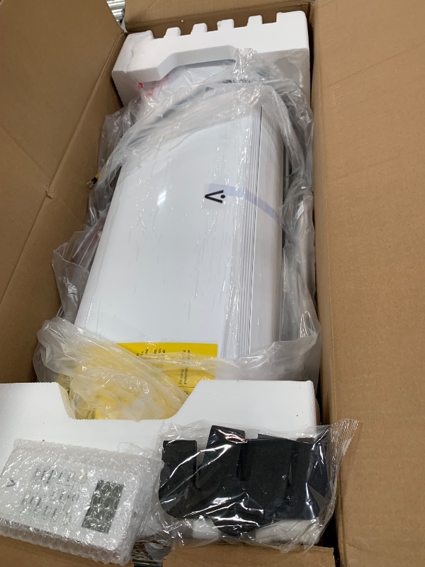 Photo 1 of Zstar 9,000 Btus Mini Split AC, 19 SEER2 Wall Mounted AC with Heat Pump & Installation Kits, Ductless Inverter Split-System Air Conditioners Cools up to 450 Sq.Ft, WIFI and Remote Control, 115V