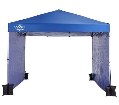 Photo 1 of *MISSING PARTS* Yoli Malibu EasyLift 100 10' x 10' Straight Leg Instant Canopy Value Pack

