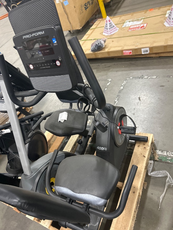 Photo 1 of *** SEE NOTES *** ProForm Recumbent Exercise Bike 400 Ri - Black, 8 Resistance Levels, Magnetic, Foldable
