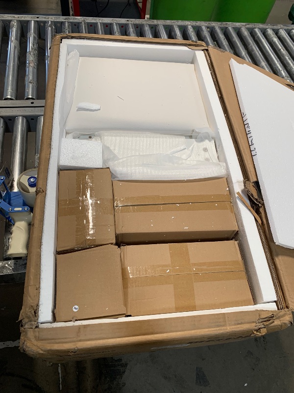 Photo 1 of ***SEE NOTES***
Pamapic 11 Drawers Vanity Desk with Golden Handles, Upgraded Silent Slides Vanity Mirror with Lights, 3 Lighting Modes Glass Top Makeup Vanity with Chair and Portable Mirror, Charging Station