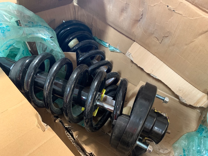 Photo 1 of ****************SHOCK ABSORBERS NOT INCLUDED****************

TRQ Front and Rear Complete Strut Assembly & Shock Absorber Kit Complete Strut & Coil Spring Assembly Compatible with 2008-2016 Chrysler Town & Country 2008-2020 Dodge Grand Caravan
