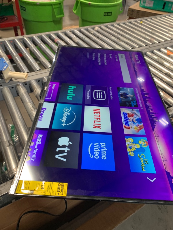 Photo 1 of *********MISSING THE STANDS*************

Roku Smart TV – 43-Inch Select Series 4K HDR RokuTV with Roku Enhanced Voice Remote, Brilliant 4K Picture, Automatic Brightness, & Seamless Streaming – Live Local News, Sports, Family Entertainment