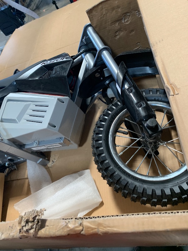 Photo 1 of ***PARTS ONLY***Razor Dirt Rocket MX350 - Black with Decals, up to 14 mph, 24V Electric Dirt Bike for Child 8+