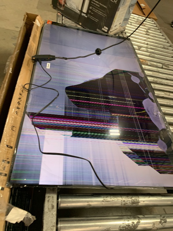 Photo 1 of ****************SCREEN SMASHED, NON-FUNCTIONAL************

TCL 55-Inch Q65 QLED 4K UHD Smart TV with Google TV (55Q651G, 2024 Model) Dolby Vision, Dolby Atmos, HDR Pro+, Game Accelerator Enhanced Gaming, Voice Remote, Works with Alexa, Streaming Televisi