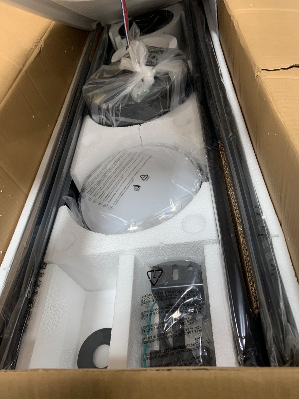 Photo 1 of ZMISHIBO 84" Industrial Ceiling Fans with Lights, Large Ceiling Fan with 3CCT, 8 Reverisble Aluminum Blades, Quiet DC Motor, 6-Speed Remote, Indoor/Outdoor Ceiling Fans for Patios/Garage/Porch, Black